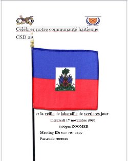 Haitian Creole flyer