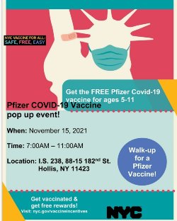 Pfizer COVID-19 Vaccine Pop-Up Event