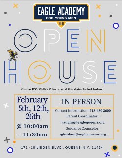 Eagle Academy In-Person Open House 
